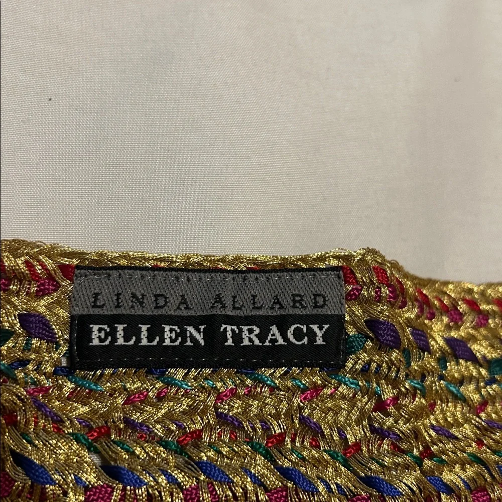 Ellen Tracy Linda Allard fringe festival belt sash